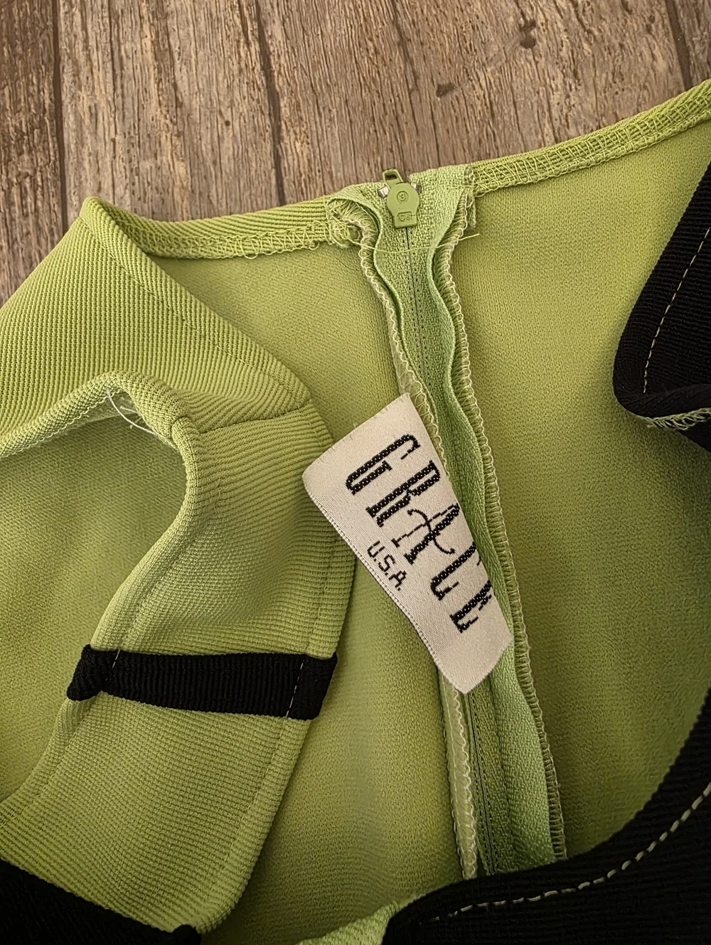 Vintage 90s Grace Usa Bodycon Neon Sz Small Dress - Picture 2 of 3
